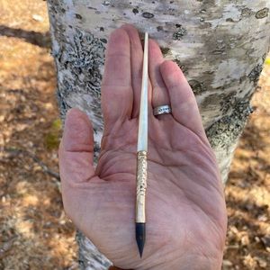 1900’s Victorian dip pen.  Mother of Pearl and 14k gold.  Not the original nib.